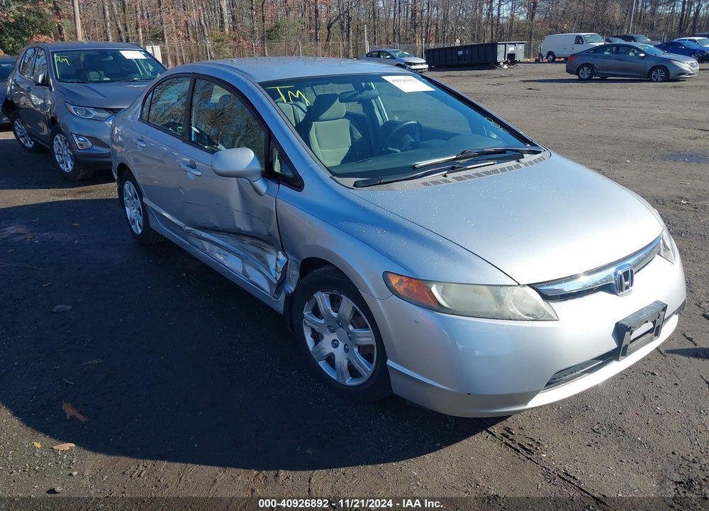 2008 HONDA CIVIC LX VIN: 2HGFA16598H353376