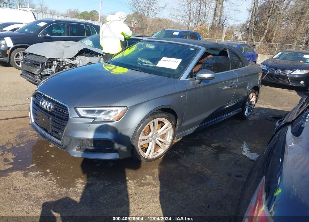 2018 AUDI A3 CABRIOLET VIN: WAUY8LFF4J1024142