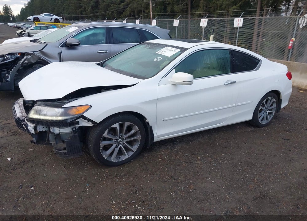 2013 HONDA ACCORD EX-L V-6 VIN: 1HGCT2B86DA013291