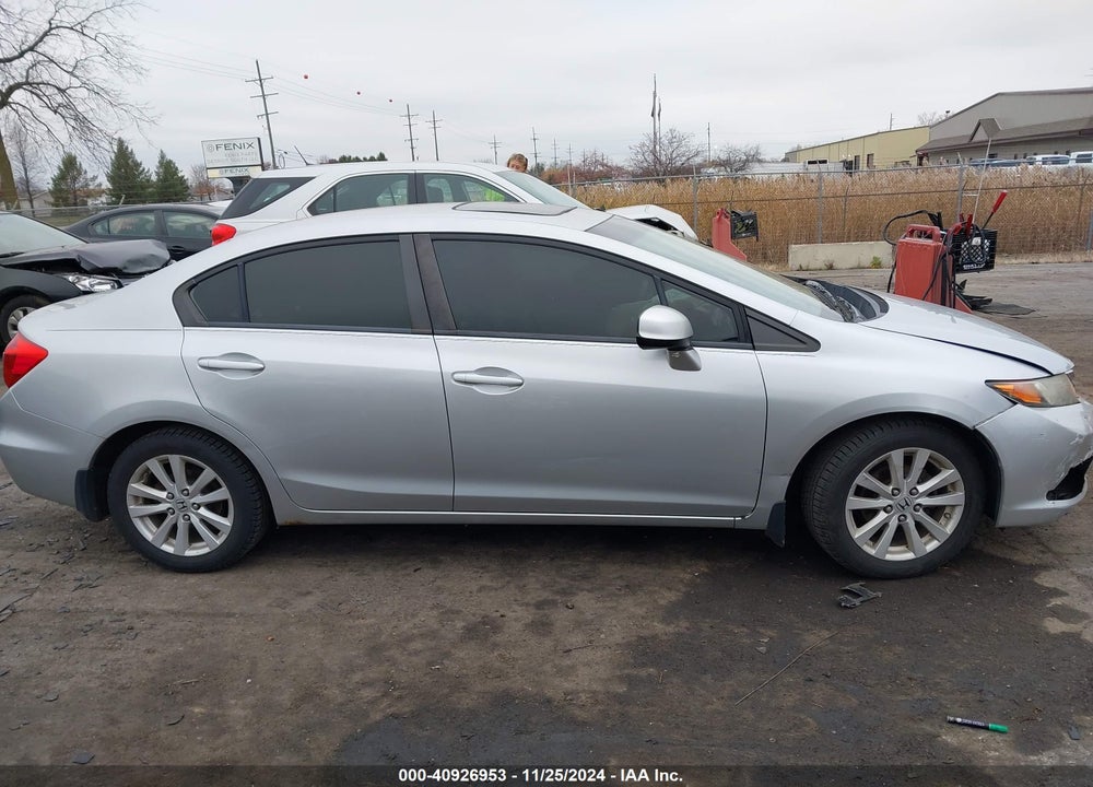 2012 HONDA CIVIC EX VIN: 19XFB2F81CE085889