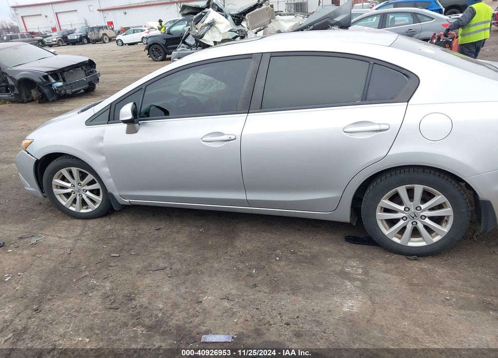 2012 HONDA CIVIC EX VIN: 19XFB2F81CE085889