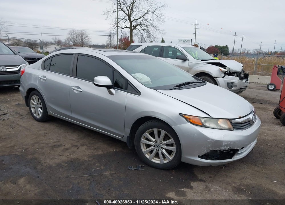 2012 HONDA CIVIC EX VIN: 19XFB2F81CE085889