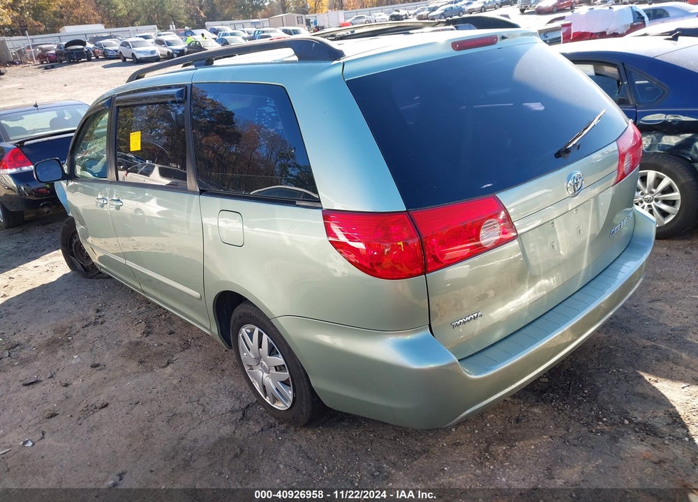 2008 TOYOTA SIENNA CE VIN: 5TDZK23C18S145222