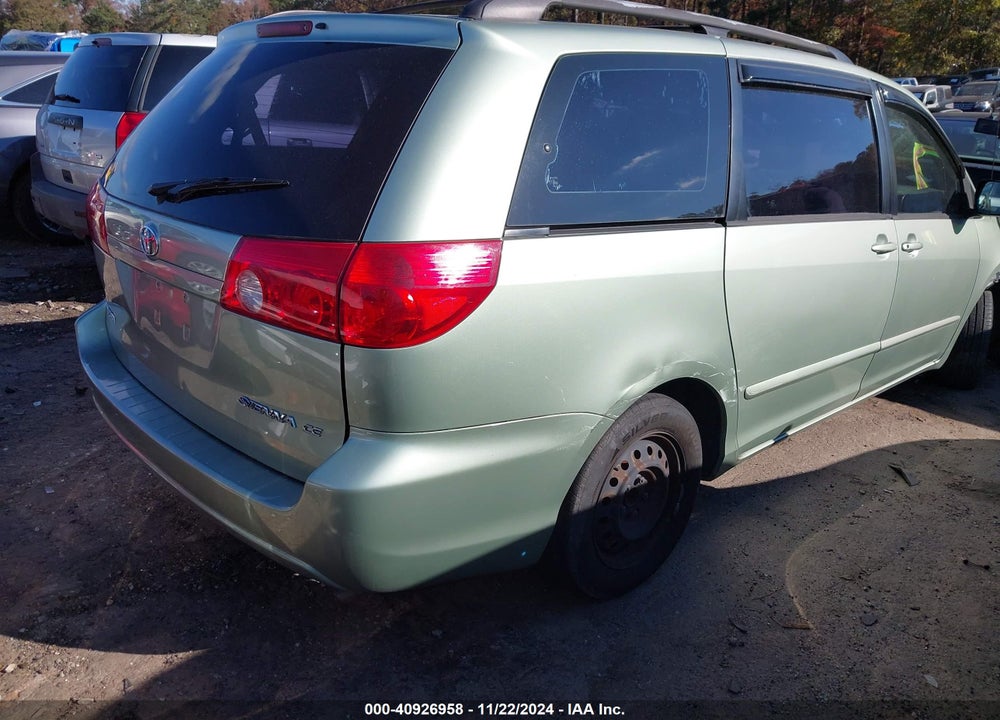 2008 TOYOTA SIENNA CE VIN: 5TDZK23C18S145222