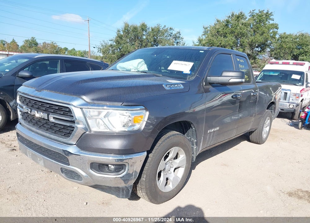 2022 RAM 1500 LONE STAR 4X2 6'4 BOX VIN: 1C6RREBG1NN382626