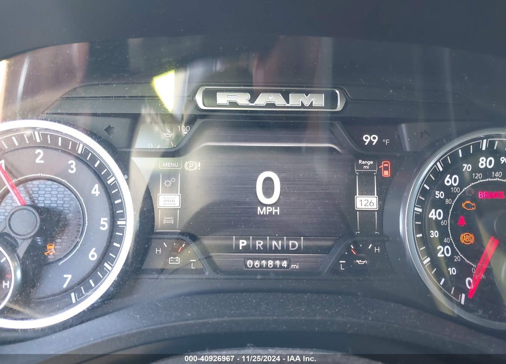 2022 RAM 1500 LONE STAR 4X2 6'4 BOX VIN: 1C6RREBG1NN382626