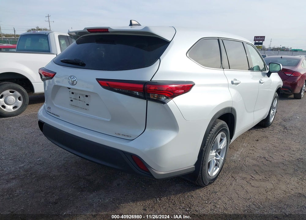 2022 TOYOTA HIGHLANDER LE VIN: 5TDBZRBH6NS249705