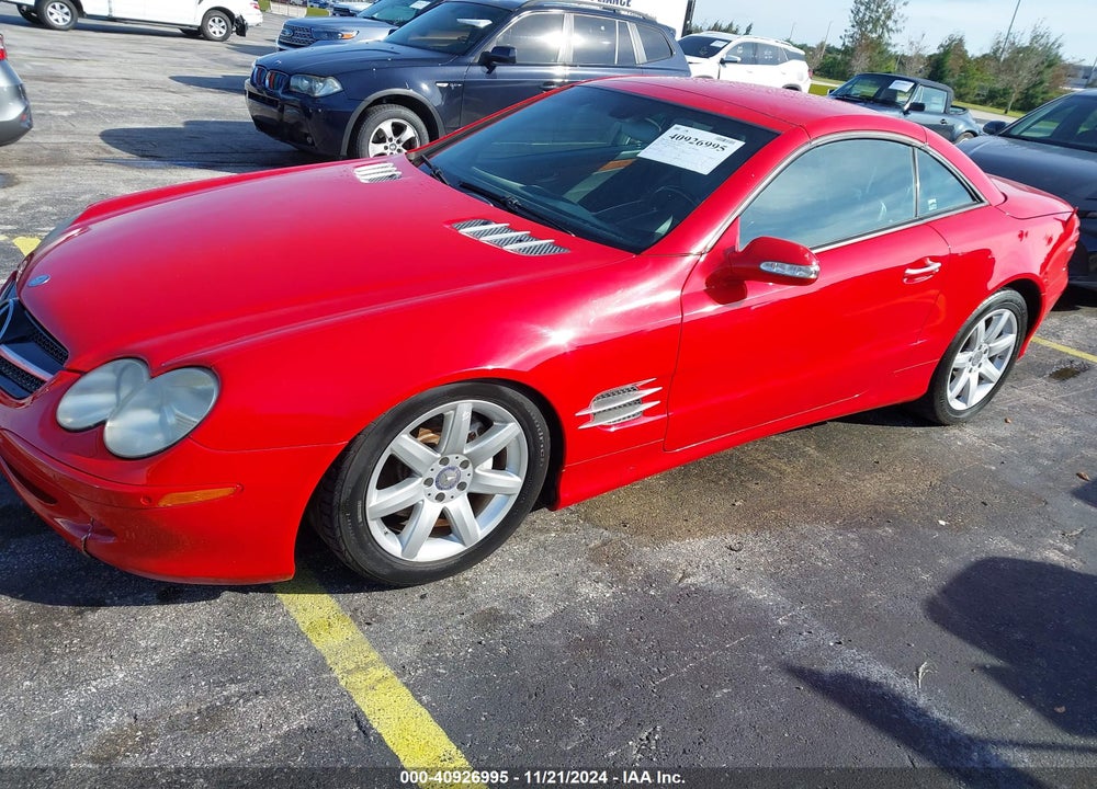 2003 MERCEDES-BENZ SL 500 VIN: WDBSK75F03F029572