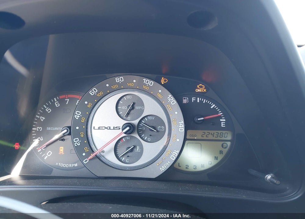 2002 LEXUS IS 300 VIN: JTHBD192X20049232