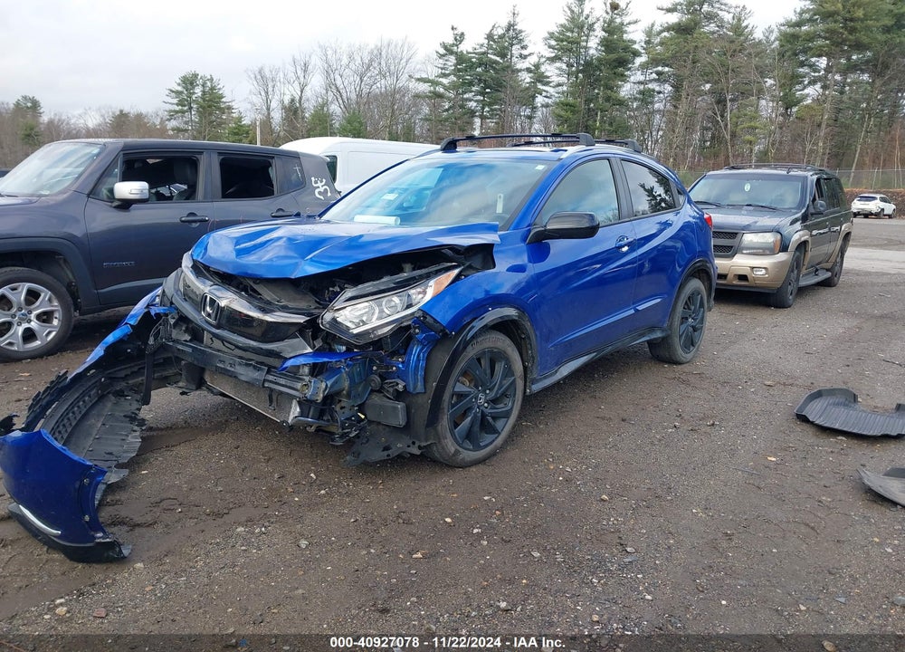 2021 HONDA HR-V AWD SPORT VIN: 3CZRU6H15MM734173