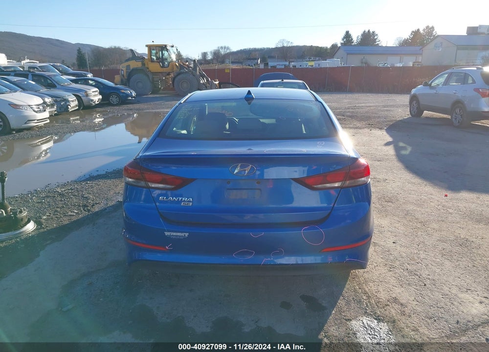 2017 HYUNDAI ELANTRA SE VIN: KMHD74LF4HU330826