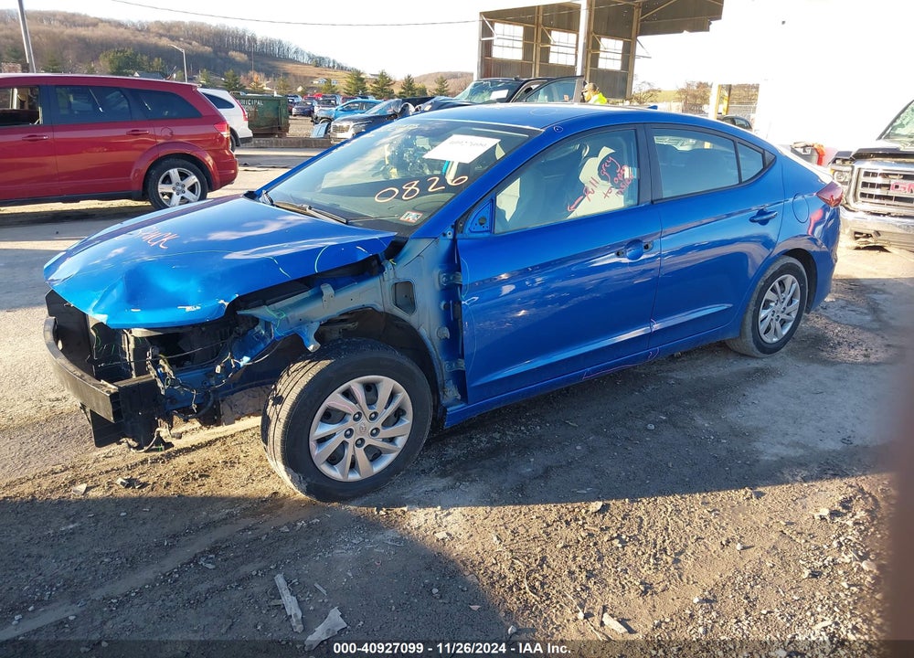 2017 HYUNDAI ELANTRA SE VIN: KMHD74LF4HU330826