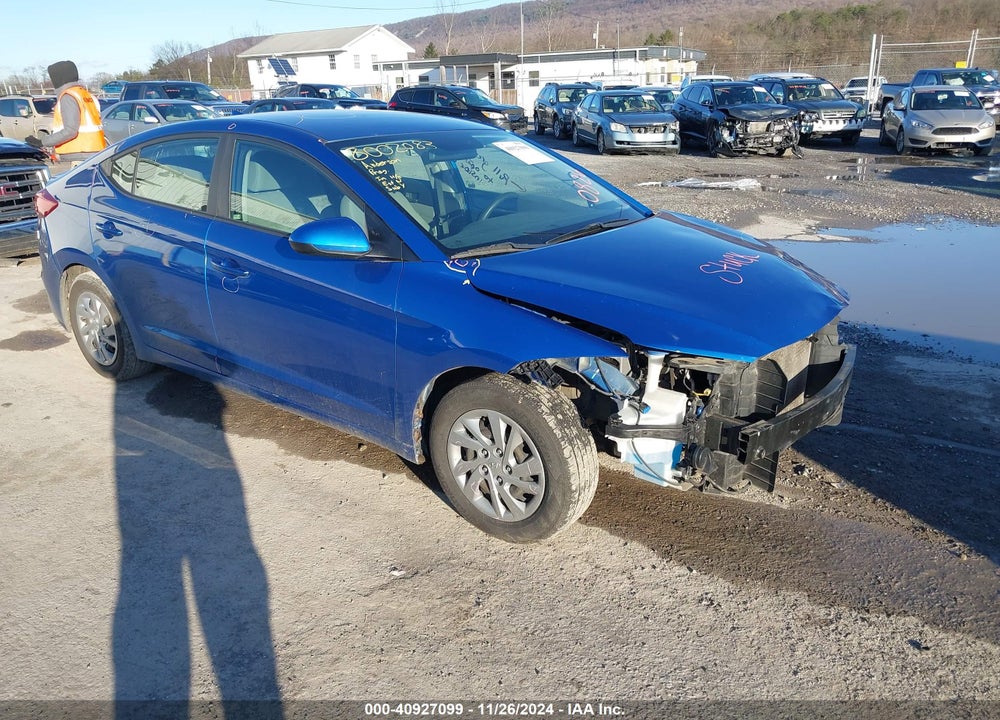 2017 HYUNDAI ELANTRA SE VIN: KMHD74LF4HU330826
