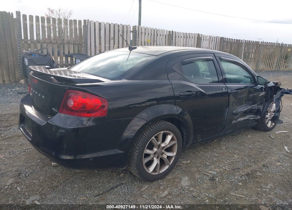 2012 DODGE AVENGER R/T VIN: 1C3CDZBG9CN137689
