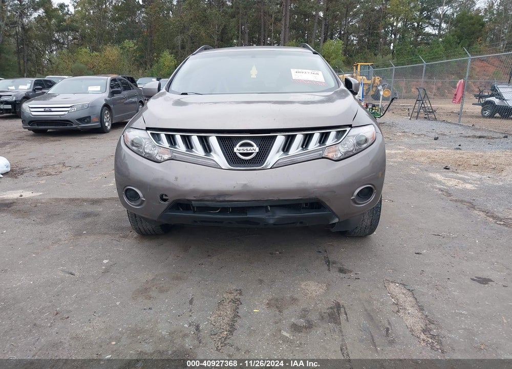 2009 NISSAN MURANO S VIN: JN8AZ18W19W115777