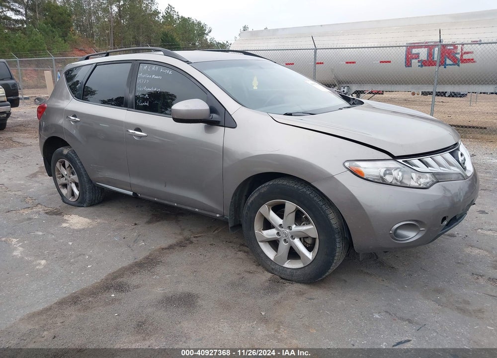2009 NISSAN MURANO S VIN: JN8AZ18W19W115777