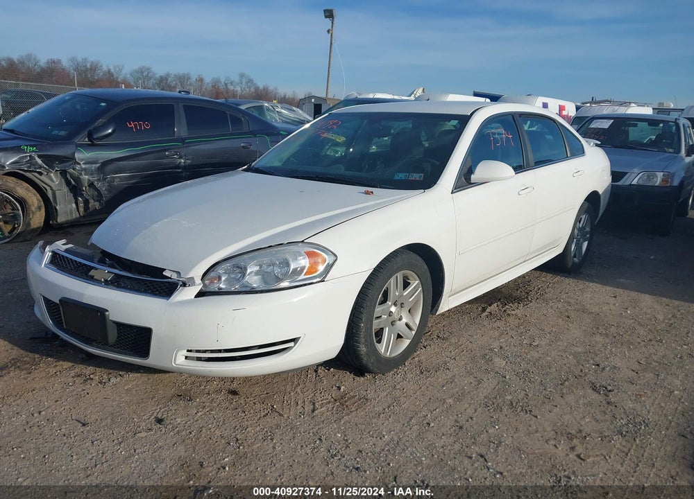 2012 CHEVROLET IMPALA LT VIN: 2G1WG5E39C1150762