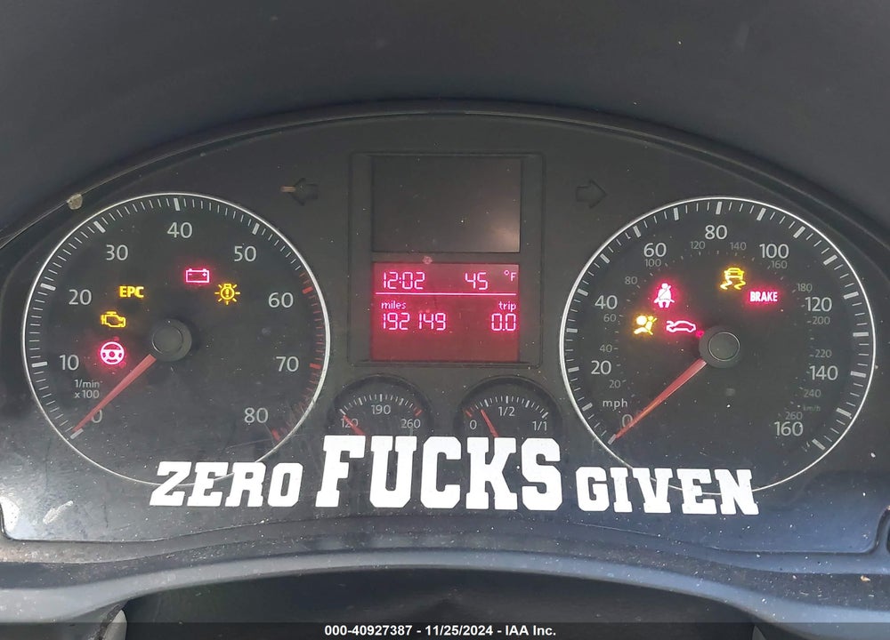 2006 VOLKSWAGEN JETTA 2.5 VIN: 3VWRG71K66M846941