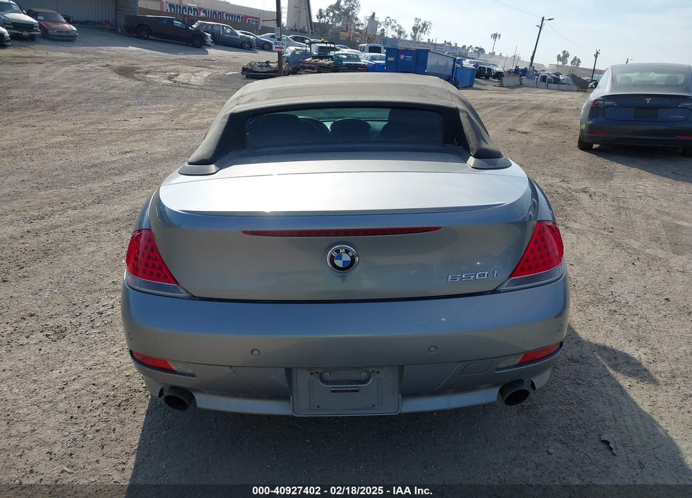 2007 BMW 650I VIN: WBAEK13547CN82672