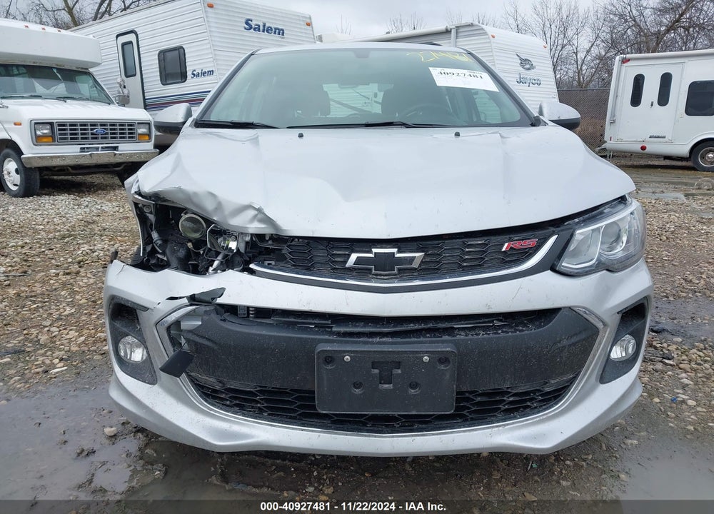 2018 CHEVROLET SONIC LT AUTO VIN: 1G1JD6SH8J4124518