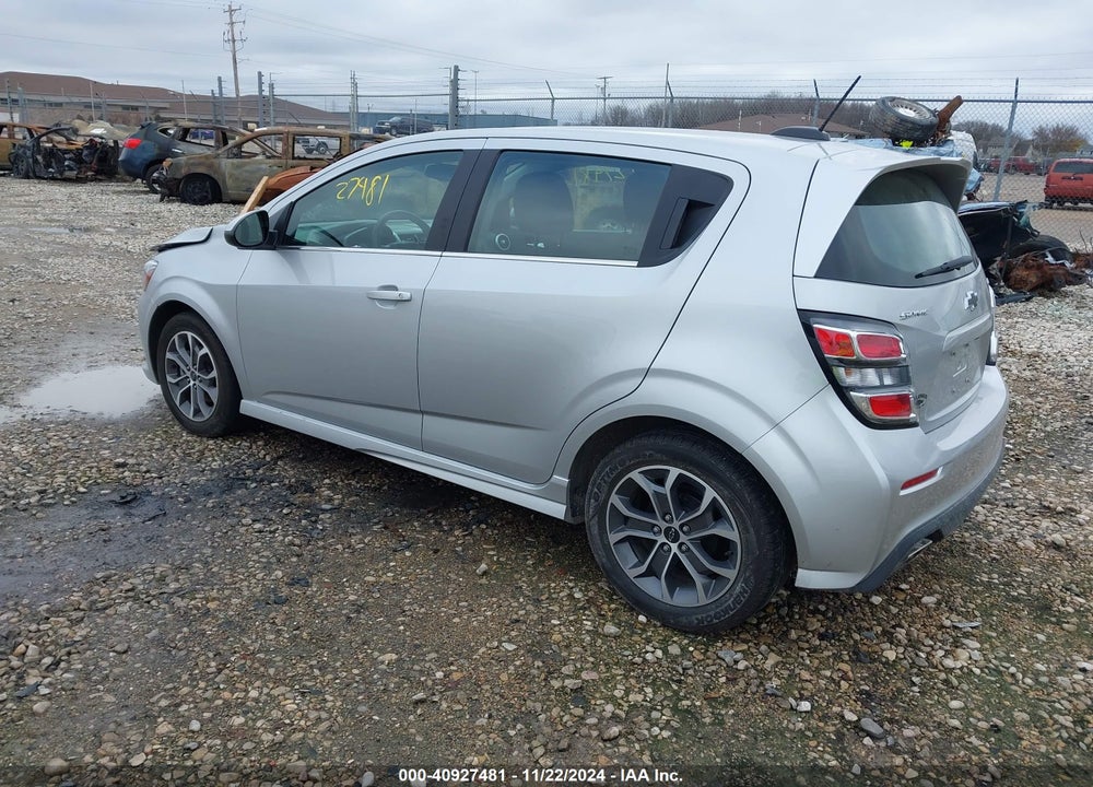 2018 CHEVROLET SONIC LT AUTO VIN: 1G1JD6SH8J4124518