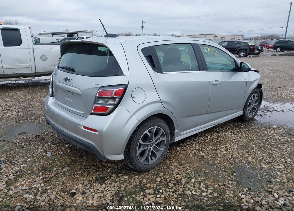 2018 CHEVROLET SONIC LT AUTO VIN: 1G1JD6SH8J4124518