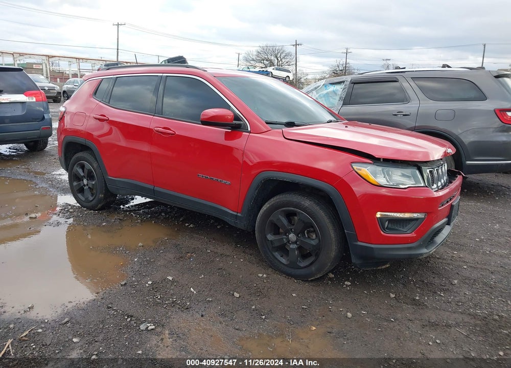 2019 JEEP COMPASS LATITUDE 4X4 VIN: 3C4NJDBB8KT836217