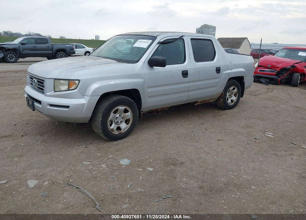 2007 HONDA RIDGELINE RT VIN: 2HJYK16227H526580