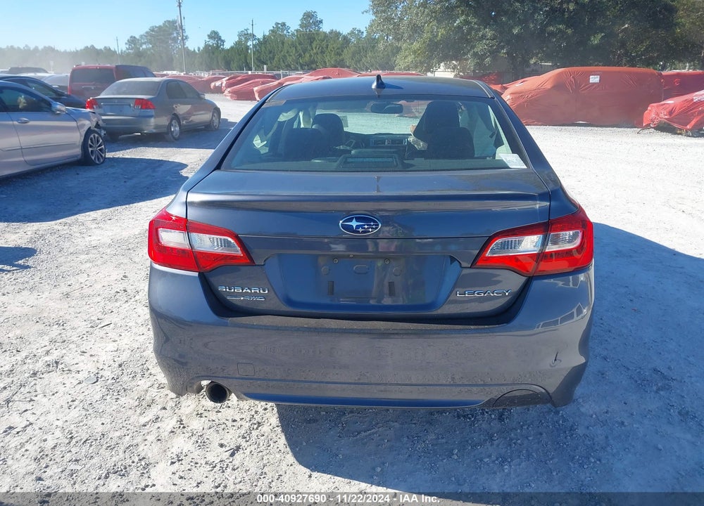 2016 SUBARU LEGACY 2.5I LIMITED VIN: 4S3BNBN66G3048081