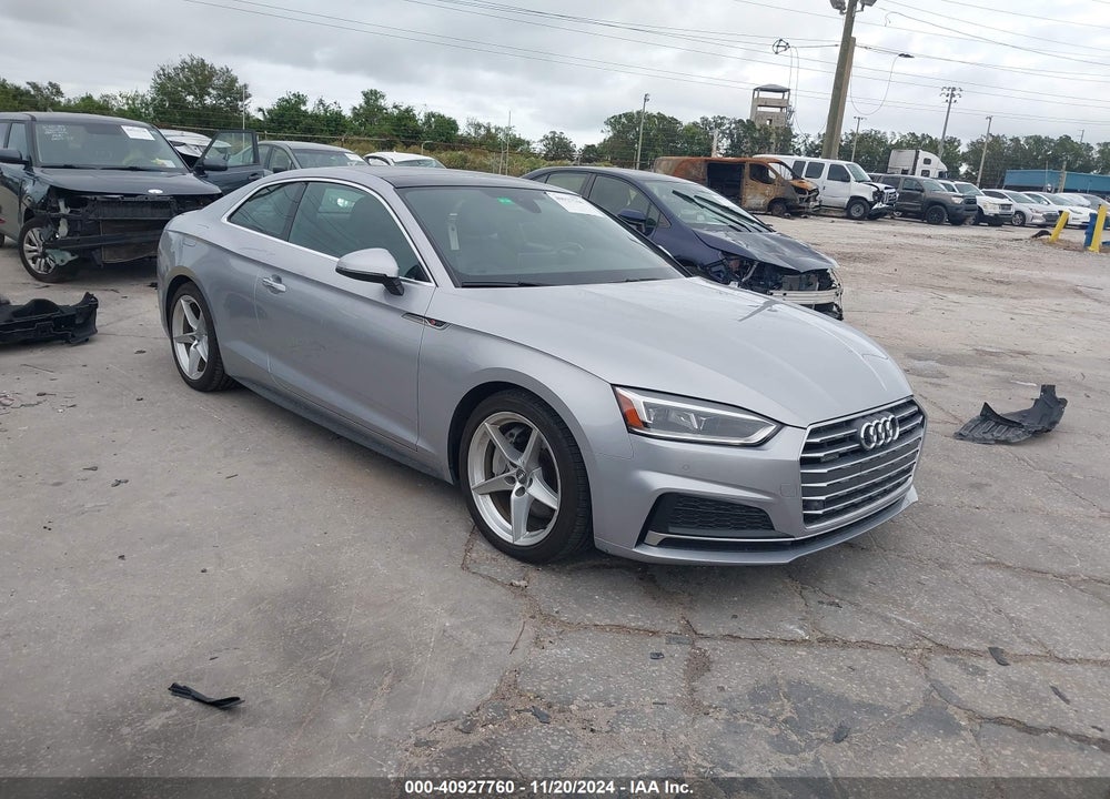 2018 AUDI A5 2.0T PREMIUM VIN: WAUTNAF54JA017125