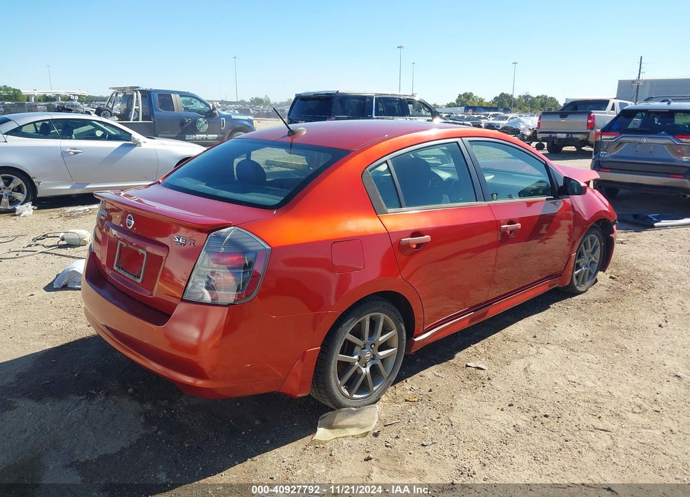 2011 NISSAN SENTRA SE-R SPEC V VIN: 3N1CB6AP2BL606219