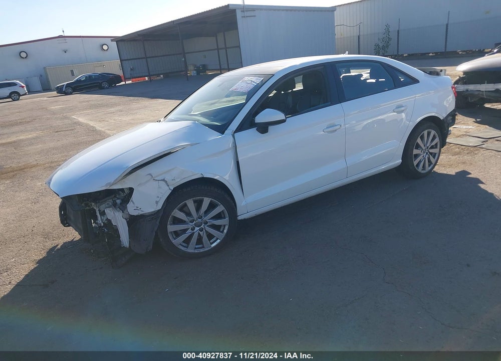 2017 AUDI A3 2.0T PREMIUM VIN: WAUB8GFF3H1025516