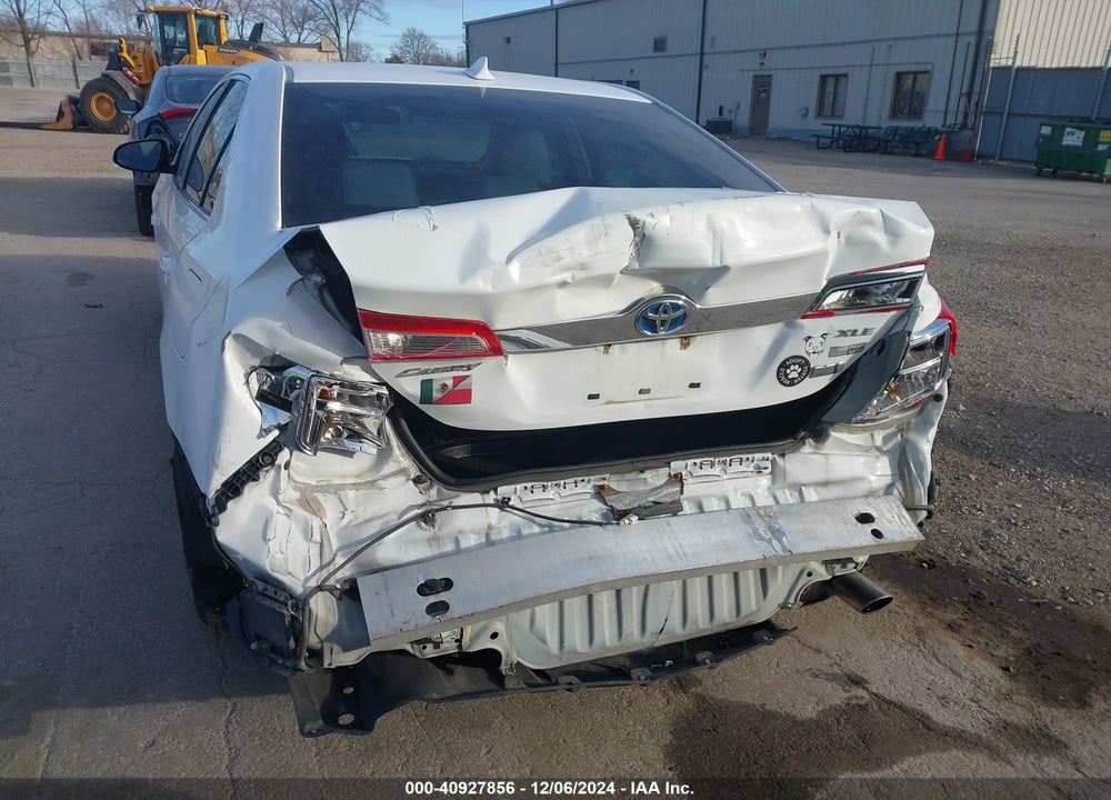 2012 TOYOTA CAMRY HYBRID XLE VIN: 4T1BD1FK8CU049211