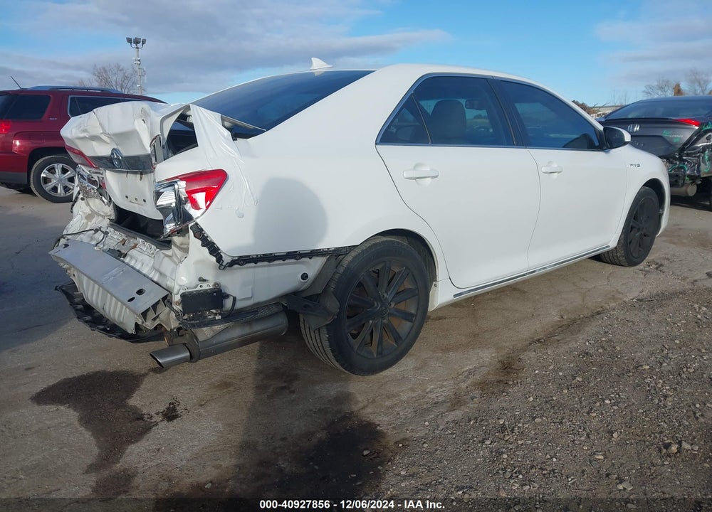 2012 TOYOTA CAMRY HYBRID XLE VIN: 4T1BD1FK8CU049211