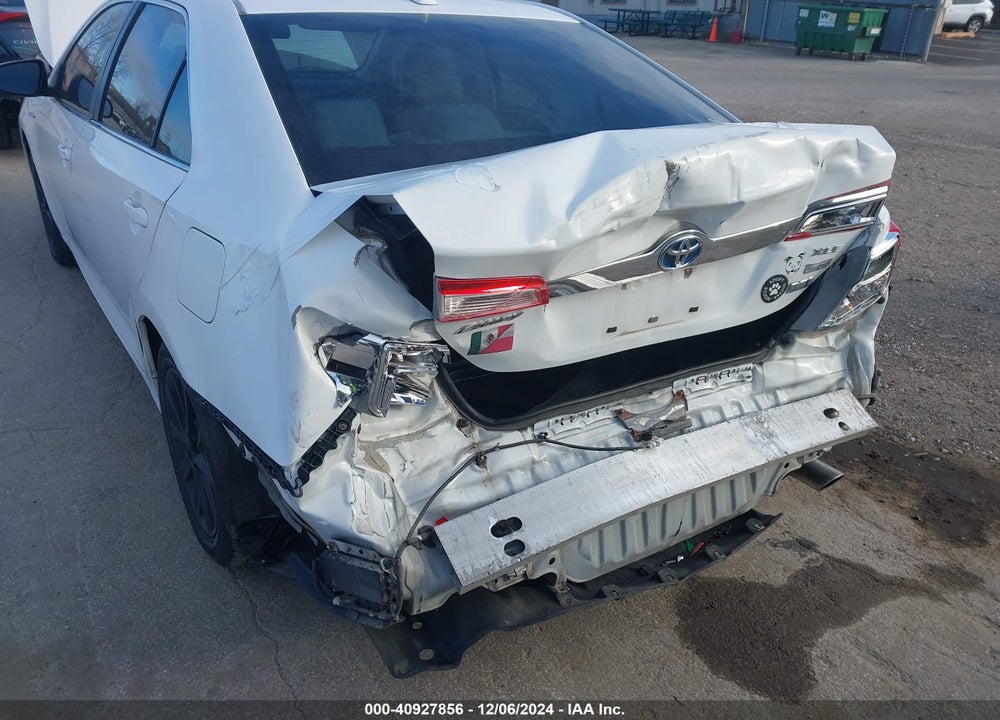 2012 TOYOTA CAMRY HYBRID XLE VIN: 4T1BD1FK8CU049211