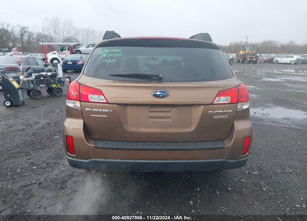 2012 SUBARU OUTBACK 2.5I PREMIUM VIN: 4S4BRBCC9C3226259