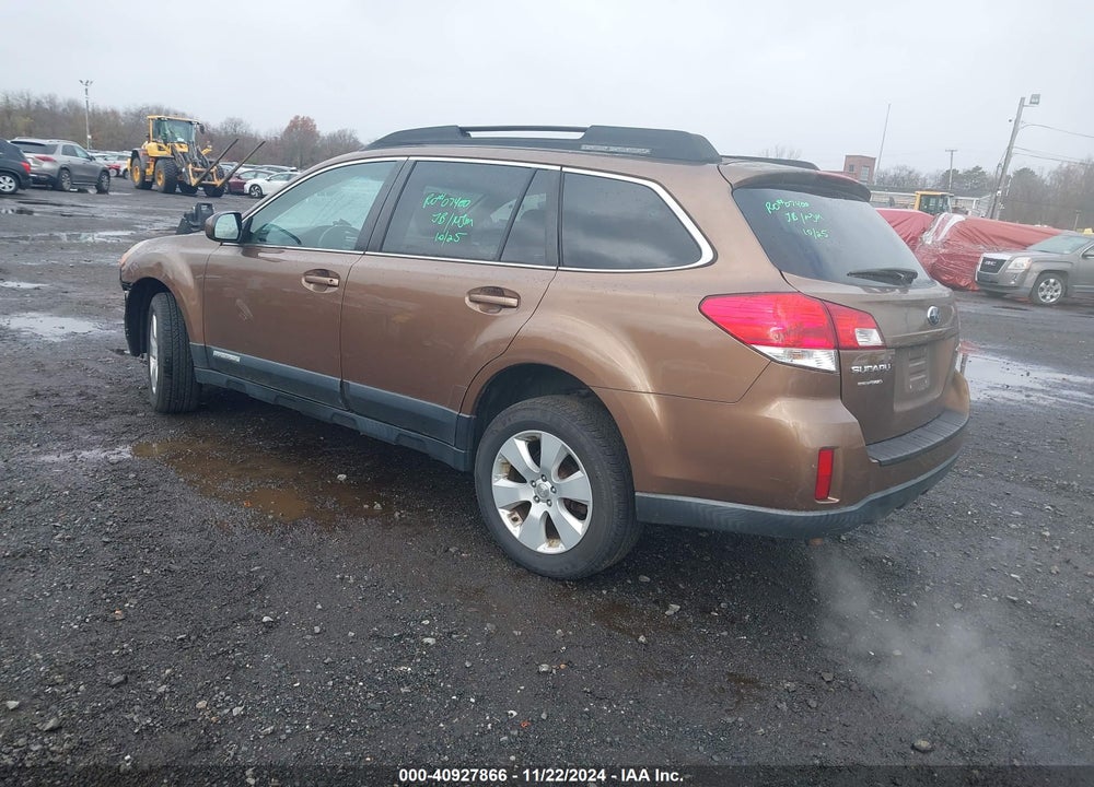 2012 SUBARU OUTBACK 2.5I PREMIUM VIN: 4S4BRBCC9C3226259