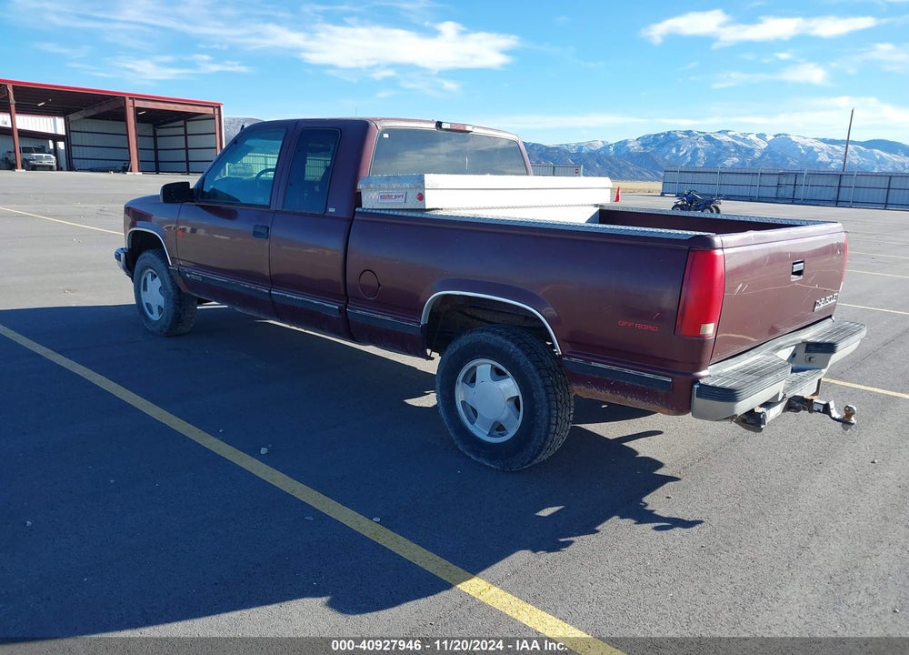 1998 CHEVROLET K1500 FLEETSIDE VIN: 1GCEK19R8WR157173