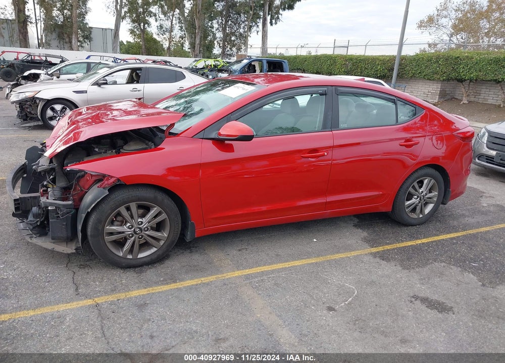 2018 HYUNDAI ELANTRA VIN: 5NPD84LF8JH226292