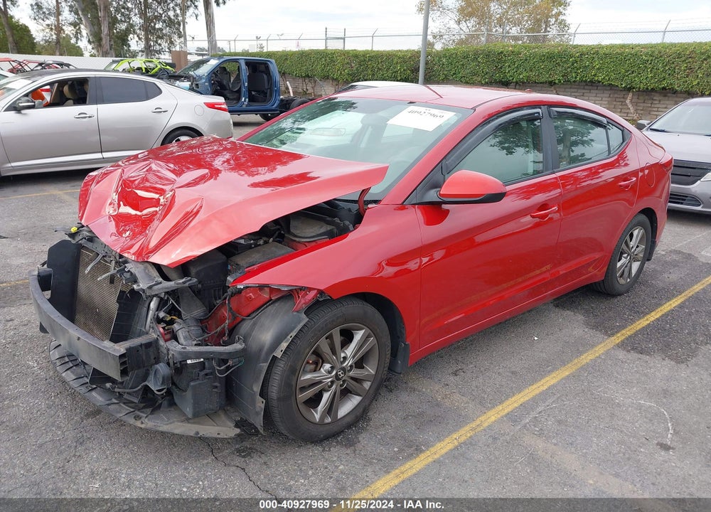2018 HYUNDAI ELANTRA VIN: 5NPD84LF8JH226292
