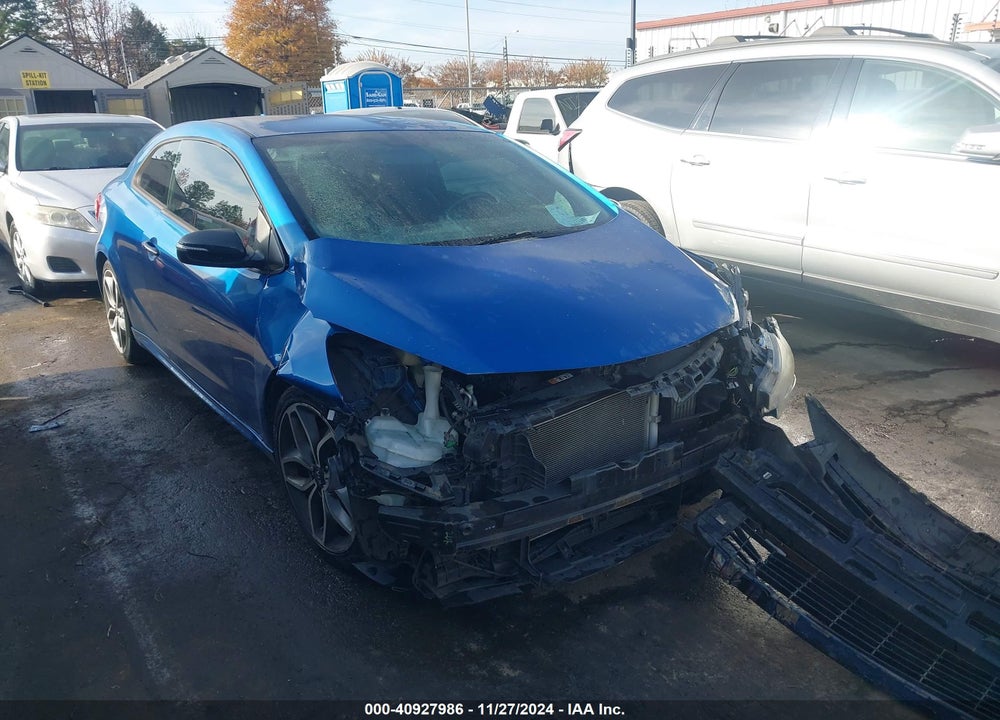 2015 KIA FORTE KOUP SX VIN: KNAFZ6A34F5335198