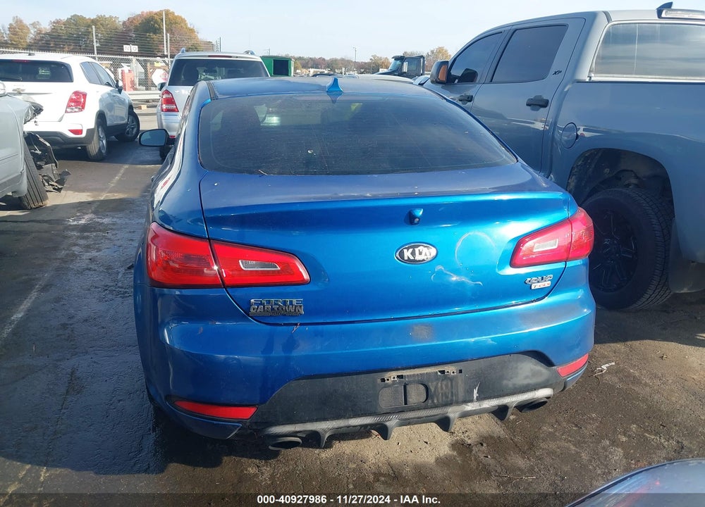 2015 KIA FORTE KOUP SX VIN: KNAFZ6A34F5335198
