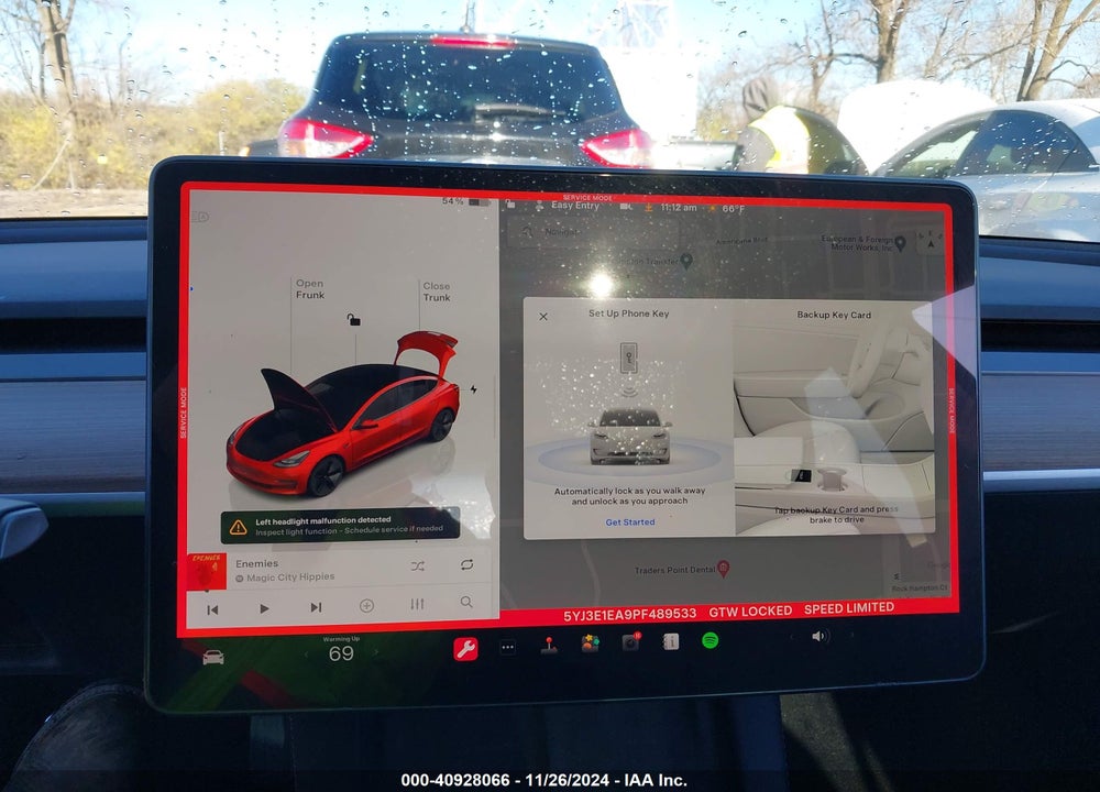 2023 TESLA MODEL 3 REAR-WHEEL DRIVE VIN: 5YJ3E1EA9PF489533