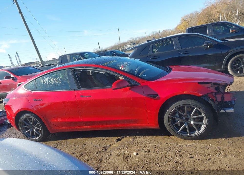2023 TESLA MODEL 3 REAR-WHEEL DRIVE VIN: 5YJ3E1EA9PF489533