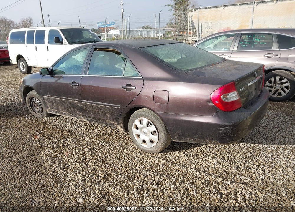 2003 TOYOTA CAMRY LE VIN: 4T1BE32K63U743927
