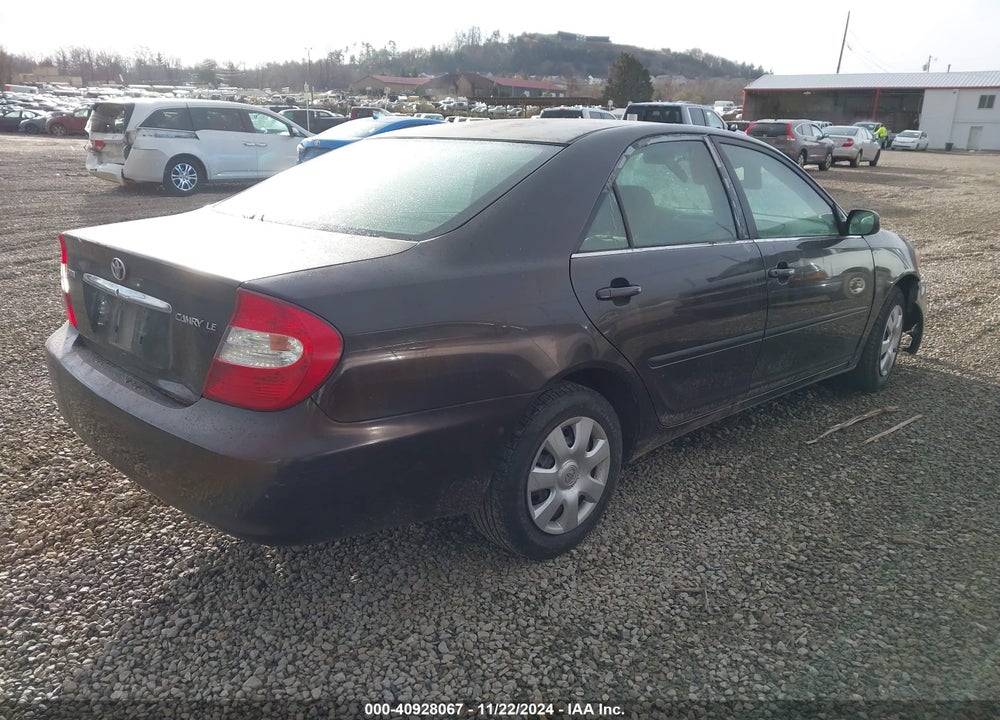 2003 TOYOTA CAMRY LE VIN: 4T1BE32K63U743927