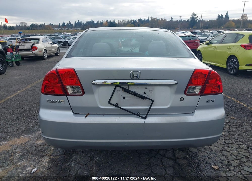 2003 HONDA CIVIC EX VIN: 2HGES26823H620701
