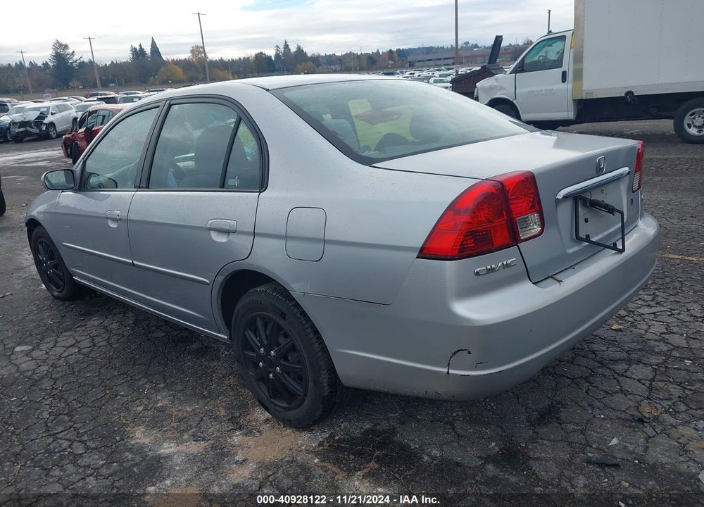2003 HONDA CIVIC EX VIN: 2HGES26823H620701