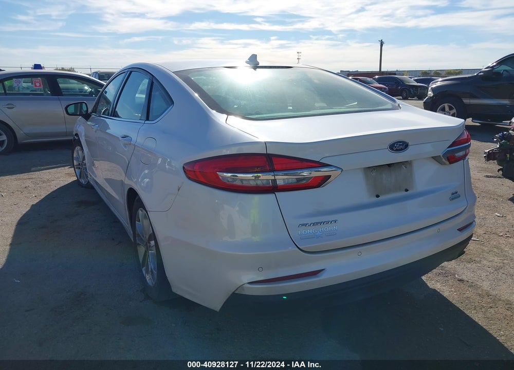 2019 FORD FUSION VIN: 3FA6P0HD1KR215523