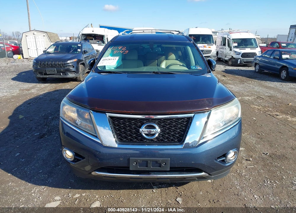 2013 NISSAN PATHFINDER PLATINUM VIN: 5N1AR2MMXDC678760